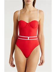 Image result for Red One Piece Swimsuit