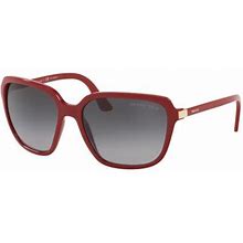 Prada Sunglasses PR10VS 5395W1 Red 58mm Female Plastic Red