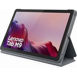 Lenovo Tab M9-2023 - Tablet - Long Battery Life - 9" HD - Front 2MP & Rear 8MP Camera - 3GB Memory - 32GB Storage - Android 12 Or Later - Folio Case
