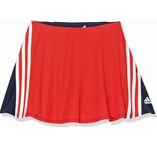 Adidas Girls' 3-Stripe Flounce Knit Skorts Tennis Skirt