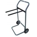Dayton Folding-Chair Hand Truck: 180 Lb Load Capacity, For 16 Chairs, Continuous Frame Flow-Back Model: 30F012