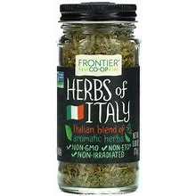 Frontier Co-Op, Herbs Of Italy, Italian Blend Of Aromatic Herbs, 0.80 Oz Pack Of 4