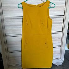 Banana Republic Dresses | Nwt Mustard Banana Republic Dress Size 0 | Color: Gold/Yellow | Size: 0