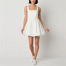 Speechless Juniors Sleeveless Fit + Flare Dress | White | Juniors 1 | Dresses Fit + Flare Dresses | Spring Fashion | Easter Fashion