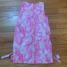 Lilly Pulitzer Dresses | Girls Lilly Pulitzer Sleeveless Dress Size 8 | Color: Pink/White | Size: 8G