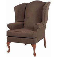 Comfort Pointe Er Wing Back Chair In Brown Premium Shipping Options, Traditional | Bellacor | 7000-05