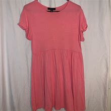 Primark Dresses | Primark Pink Babydoll Dress | Color: Pink | Size: M