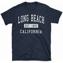 Long Beach California Classic Established Men's Cotton T-Shirt