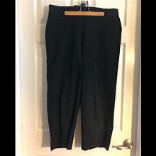 Venezia Pants & Jumpsuits | Cropped Dress Pants | Color: Black | Size: 18