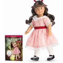 American Girl Girls Brown/Pink Samantha Parkington™ Mini Doll & Book Size 6