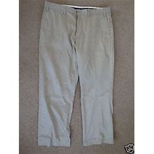 Great Eddie Bauer Tan Cotton Casual / Dress Pants / Khakis - Mens 38 X