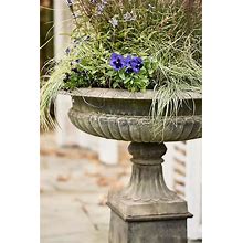 Cast Iron Urn Planter In Green, Size: 40" At Terrain
