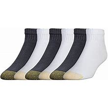 Gold Toe Men's 656P Cotton Quarter Athletic Socks, 6 Pack