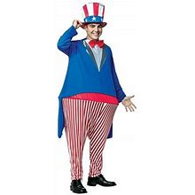 Uncle Sam Hoopster Men's Adult Halloween Costume, One Size, (40-46)