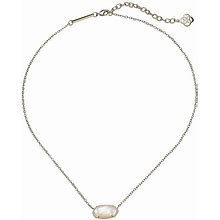 Kendra Scott Elisa Birthstone Necklace June/Gold/Ivory Mother Of Pearl : One Size