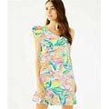 Clearance Sale Lilly Pulitzer One Shoulder Shift Dress $228 Size 00-8