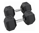Rubber Hex Dumbbell Pairs - 5 Lbs Pair