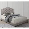 Sleepy's Queen Bed Set | Gray | Harley Upholstered Bed