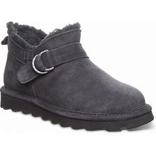 Bearpaw Shorty Buckle Snow Boot | Women's | Grey | Size 5 | Boots | Winter