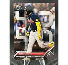 RONALD ACUNA JR 2023 Topps NOW 40/40 Club 903 Braves