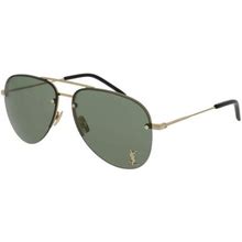 Saint Laurent Sunglasses CLASSIC 11 m 003 Gold 59mm Unisex Metal