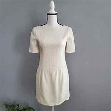 Ann Taylor Petite Square Neck Short Sleeve Dress Size 0 Petite