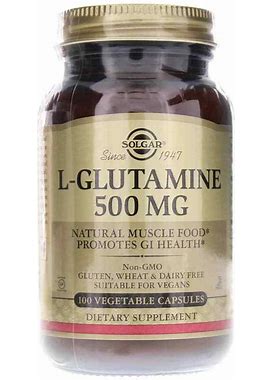 Solgar, L-Glutamine 500 Mg 100 Veg Capsules