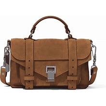 Proenza Schouler - PS1 Tiny Suede Bag - Women - Suede - One Size - Brown