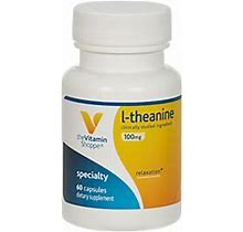 The Vitamin Shoppe Vitamin Shoppe L-Theanine 100 Mg 60 Ea Capsules - Vitamins & Supplements - Supplements