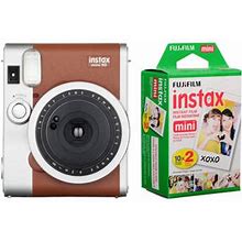 FUJIFILM INSTAX Mini 90 Neo Classic Instant Film Camera With Twin Pack Of Film Kit ( 16423917