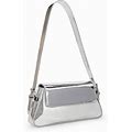 JBB Women's Silver Metallic Purse Y2K Clutch Tote Bags Evening Party Leather Shoulder Small Cute Designer Handbags