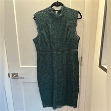 Bardot Lace Dress | Color: Green | Size: Xl
