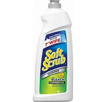 Dial Soft Scrub Bleach Cleanser - Liquid - 36 Fl Oz (1.1 Quart) - 1 Each - White