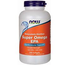 NOW Foods Molecularly Distilled Super Omega Epa Supplement Vitamin | 240 Soft Gels