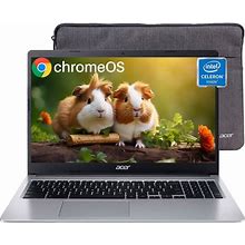 Acer Chromebook 315 15.6 HD Laptop | Intel Celeron N4020 With 4GB LPDDR4 | 4GB RAM | 64GB SSD | Intel UHD Graphics 600 | Chrome OS | Bundle With