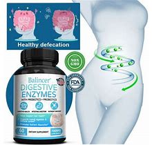 Balincer Digestive Enzyme Supplement - 700 Mg - Vegan Formula For Gut Health, Digestion And Immune Support