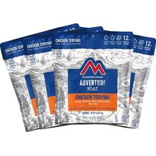 Mountain House Chicken Teriyaki With Rice | Freeze Dried Backpacking & Camping Food | 4-Pack | Gluten-Free