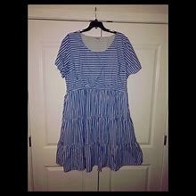 Summer Dress | Color: Blue/White | Size: 3X