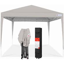 Best Choice Products 10x10ft Pop Up Canopy Outdoor Portable Adjustable Instant Gazebo Tent W/Carrying Bag /Soft-Top In Gray | Wayfair