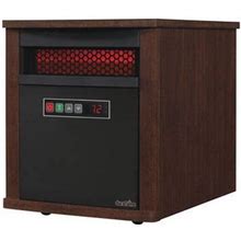 Duraflame Rolling Infrared Quartz Electric Heater, Cherry