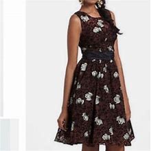 Anthropologie Dresses | Anthropologie Frock By Tracy Reese Silk Chrysanthemum Floral Dress Size 0 | Color: Black/Brown | Size: 0