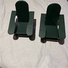 Miniature Adirondack Chairs - Vintage & Collectibles | Color: Green | Size: L