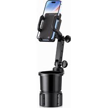 Topretty 2-In-1 Cup Holder Phone Mount For Car, Cup Holder Expander Adapt Most Regular Cups, 1.8-3.94 Inch iPhone, Samsung & All Smartphone 360
