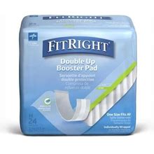 Medline Fitright Double Up Thin Incontinence Booster Pads