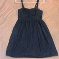 Mossimo Supply Co. Dresses | Babydoll Denim Dress | Dark Wash | Lightweight & Soft | 100% Cotton | Pockets! | Color: Blue | Size: S