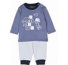 Kenzo Kids - Logo-Print Cotton Tracksuit Set - Kids - Cotton - 18 Mth - Blue