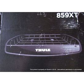 Thule Canyon Xt Roof Luggage Basket 859Xt Black Steel