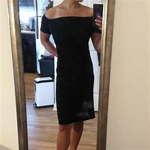 Merona Dresses | Off The Shoulder Lbd | Color: Black | Size: Xs