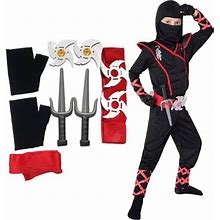 Kids Deluxe Ninja Halloween Costume Japanese Ninja Cosplay Anime Costume For Kids