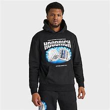 Hoodrich Men's Championship Hoodie In Black/Black Size Medium | Cotton/Polyester/Fleece